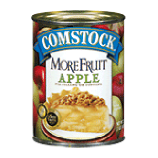 Comstock Pie Filling Or Topping More Fruit Apple 21oz