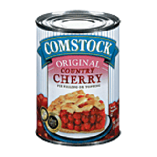 Comstock Pie Filling Or Topping Original Country Cherry 21oz