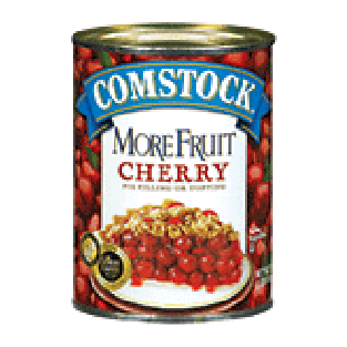 Comstock Pie Filling Or Topping More Fruit Cherry 21oz