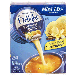International Delight Mini I.D.'s french vanilla flavored coffee 24-ct