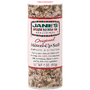 Janes Krazy Mixed-up mixed-up salt marinade & seasoning, original 4oz