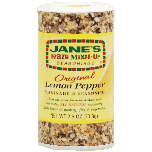 Janes Krazy Mixed-Up original lemon pepper marinade & seasoning 2.5oz