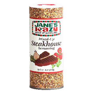 Janes Krazy steakhouse seasoning, mixed-up 4oz