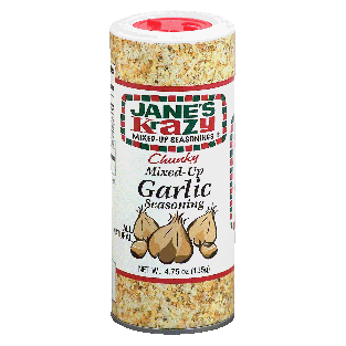 Janes Krazy chunky mixed-up garlic seasoning 4.75oz