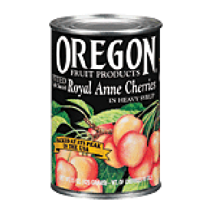 Oregon Fruit Products Royal Anne Cherries Pitted Light Sweet  In H15oz