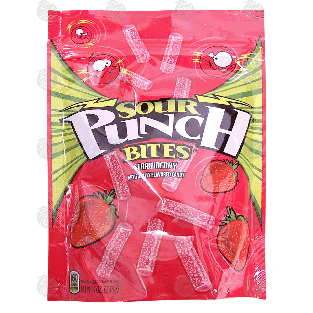 Sour Punch Bites strawberry flavored candy  9oz