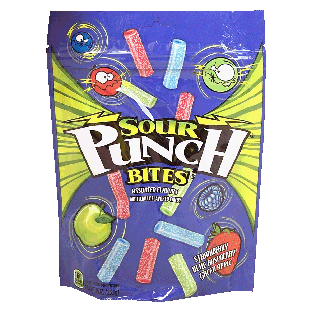 Sour Punch Bites assorted flavors candy 9oz