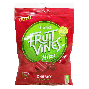 Red Vines Fruit Vines Bites cherry flavored soft candy  5oz
