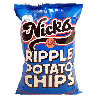 Nicks  ripple potato chips 8.5oz
