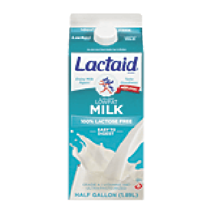 Lactaid Milk 100% Lactose Free Lowfat 0.5gal
