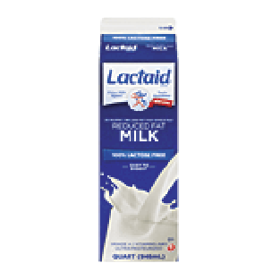 Lactaid Milk 100% Lactose Free Reduced Fat 1qt