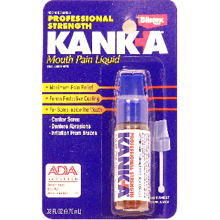 Blistex Kank+a mouth pain liquid, for canker sores, dentures 0.33fl oz