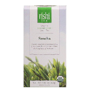 Rishi Sencha organic green tea, Kagoshima Japan, loose leaf 2.11oz