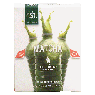 Rishi  Matcha tea powder, Japanese tea, 10 Sachets 0.7oz