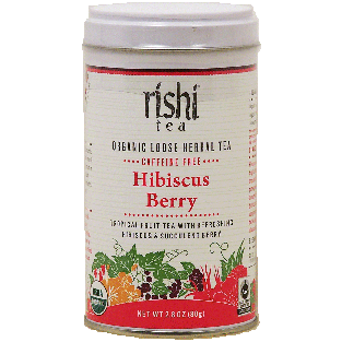 Rishi  hibiscus berry flavor organic loose herbal tea 2.8oz