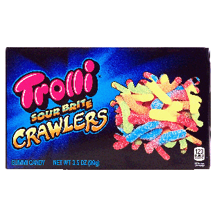 Trolli  sour brite crawlers gummi candy 3.5oz