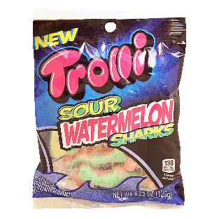 Trolli  sour watermelon sharks  4.25oz