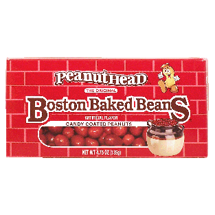 Peanut Head Boston Baked Beans original candy coated peanuts 4.75oz