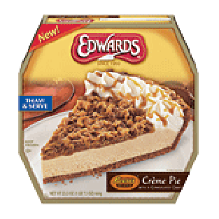 Edwards  reese's peanut butter creme pie in a chocolaty cookie 23.5-oz