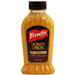 French's  honey dijon mustard, made with real honey 12oz