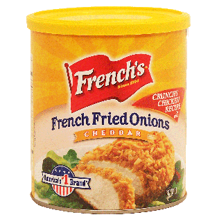 French's  white cheddar french fried onions  6oz