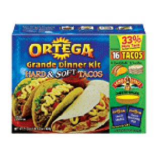 Ortega Grande Dinner Kit Hard & Soft Tacos 21.3oz