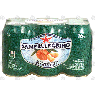 Sanpellegrino  clementina; sparkling clementine beverage from conc6-pk