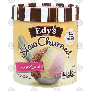 Edy's Slow Churned neapolitan light ice cream 1.5-qt