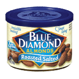 Blue Diamond Almonds Roasted Salted 6oz
