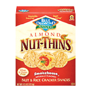 Blue Diamond Nut-Thins almond, nut & rice crackers, smokehouse, 4.25oz