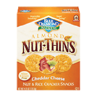 Blue Diamond Nut-Thins almond, cheddar cheese flavor almond nut 4.25oz