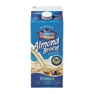 Blue Diamond Almond Breeze almond milk, vanilla 0.5gal