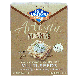 Blue Diamond Artisan Nut-Thins, brown rice, almonds & multi-seed4.25oz