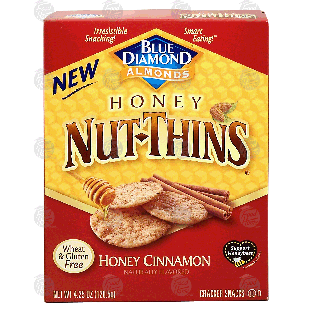 Blue Diamond  honey cinnamon cracker snacks, wheat & gluten free4.25oz