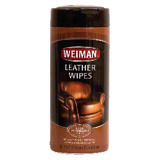 Weiman  leather wipes, naturally cleans, conditions restores & pro 30ct