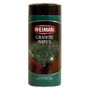 Weiman  granite wipes, cleans and polishes all solid surface count 30ct
