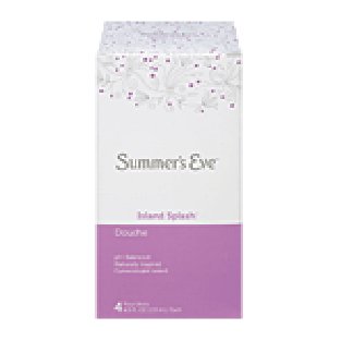 Summer's Eve  island splash douce, 4 4.5-fl. oz. units, complet18fl oz
