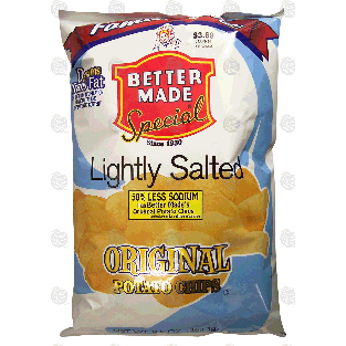 Better Made Family Size lightly salted original potato chips  9.5oz