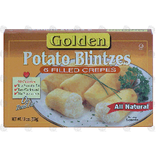 Golden  potato blintzes, 6 filled crepes 13-oz