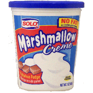 Solo  marshmallow creme no fat 7oz
