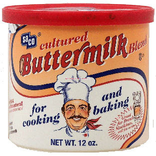 Saco  cultured buttermilk for cooking and baking 12oz