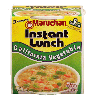 Maruchan Instant Lunch ramen noodles california vegetable add bo2.25oz