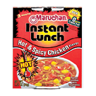 Maruchan Instant Lunch ramen noodles with vegetables hot & spicy2.25oz