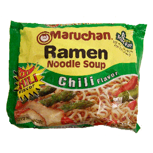 Maruchan  ramen noodle soup hot chili flavor add to boiling water 3oz