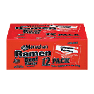 Maruchan Ramen Noodle Soup Beef Pack 12ct