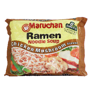 Maruchan  chicken mushroom flavor ramen noodle soup 3oz