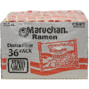 Maruchan  chicken flavor ramen noodle kit, 3-oz packs 36pk