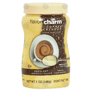 Flavor Charm  hazelnut flavored coffee creamer, powder 7-oz