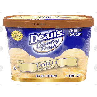 Dean's Country Fresh vanilla ice cream 1.5-qt