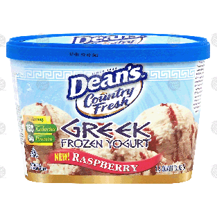 Dean's Country Fresh Greek raspberry flavor frozen yogurt 1.5-qt